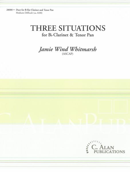 Three Situations : For B Flat Clarinet and Tenor Pan.