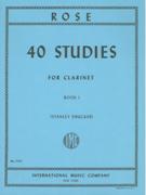40 Studies, Vol. I : For Clarinet Solo / Ed. by Stanley Drucker.