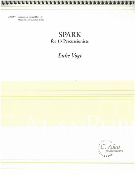 Spark : For 13 Percussionists.