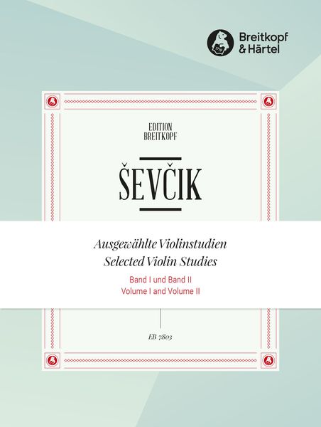 Ausgewählte Violinstudien = Selected Violin Studies, Vols. 1 and 2 / edited by Klaus Hertel.