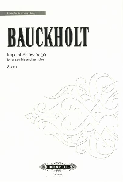 Implicit Knowledge : For Ensemble and Samples (2019/20).