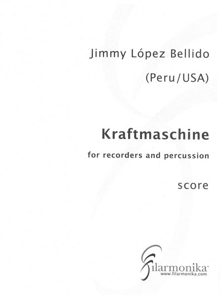 Kraftmaschine : For Recorders and Percussion (2005).