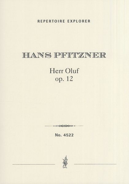Herr Oluf, Op. 12 : Für Bariton und Grosses Orchester.