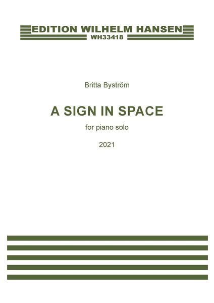Sign In Space : For Piano Solo (2021).