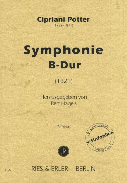 Symphonie B-Dur (1821) / edited by Bert Hagels.
