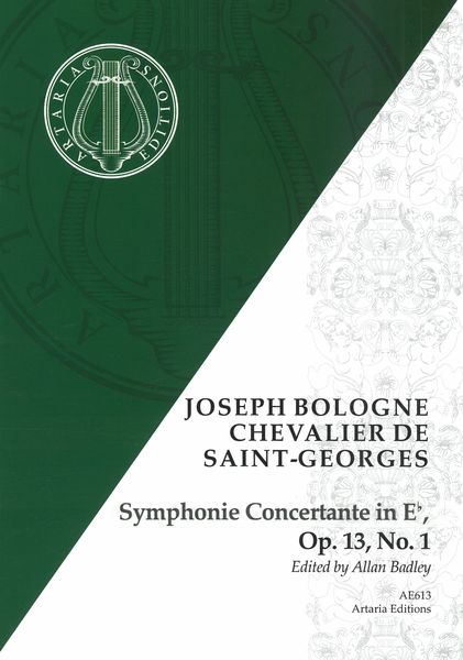 Symphonie Concertante In E Flat, Op. 13, No. 1 / edited by Allan Badley.