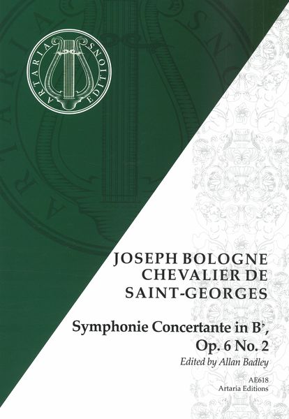 Symphonie Concertante In B Flat, Op. 6 No. 2 / edited by Allan Badley.