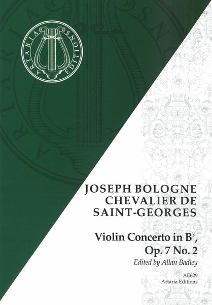Violin Concerto In B Flat, Op. 7 No. 2 / edited by Allan Badley.