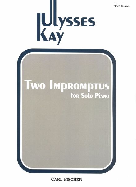 Two Impromptus : For Solo Piano.