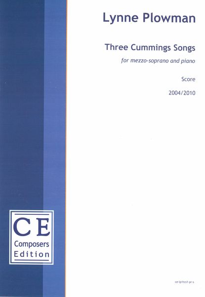 Three Cummings Songs : For Mezzo Soprano and Piano (2004/2010).