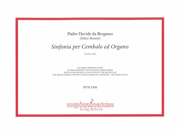Sinfonia Per Cembalo Ed Organo, Cfmp.R 1282.