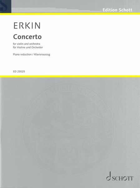 Concerto : For Violin and Orchestra (1946-47) / Piano reduction by Claus-Dieter Ludwig.