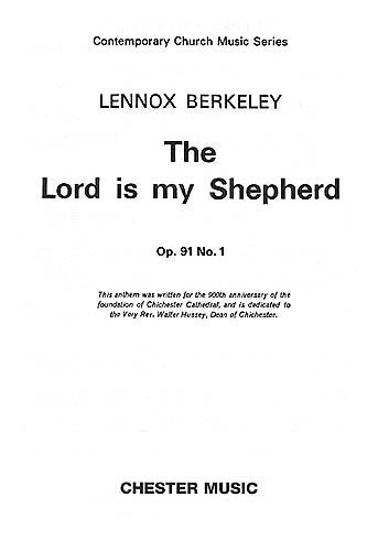 Lord Is My Shepherd Op.91 No. 1.