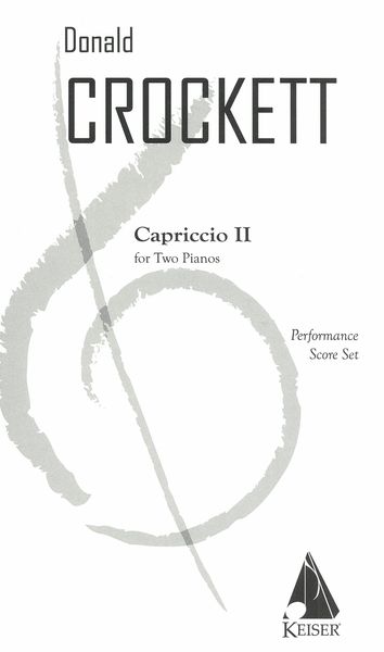 Capriccio II : For Two Pianos (2016).