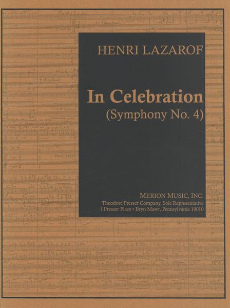 In Celebration (Symphony No. 4).