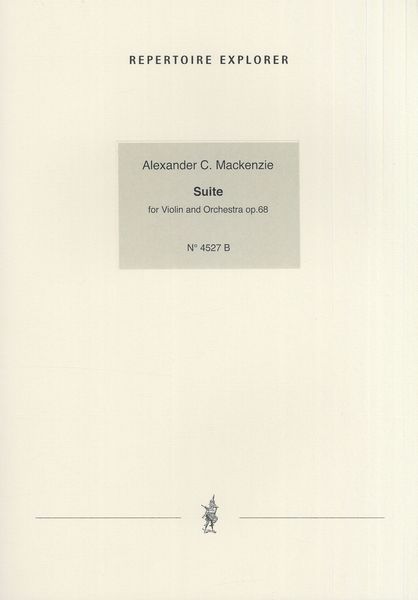 Suite, Op. 68 : For Violin and Orchestra - Piano reduction.