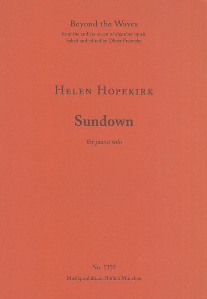 Sundown : For Piano Solo.