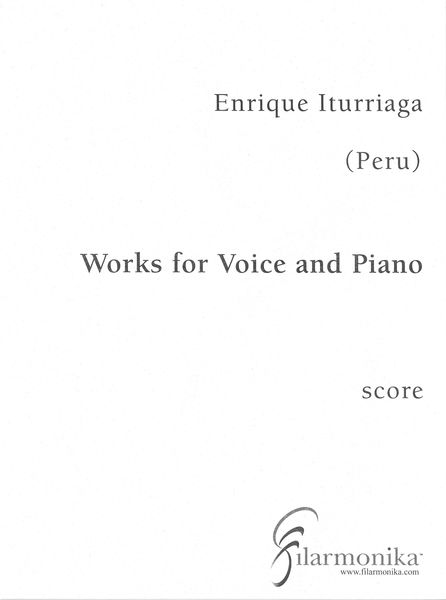 Works For Voice and Piano.