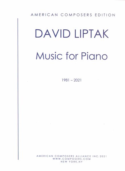 Music For Piano (1981-2021).