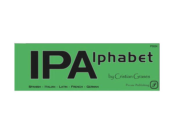 IPA Alphabet : The Vocal Music Resource For Pronunciation.