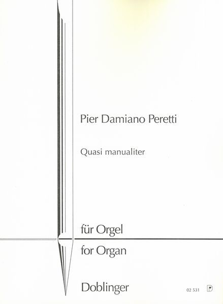 Quasi Manualiter : Für Orgel.