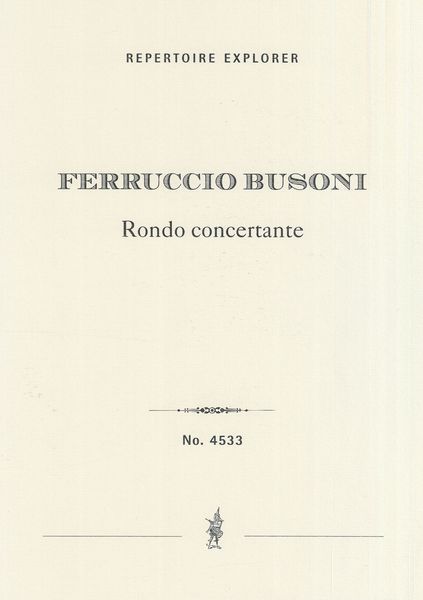 Rondo Concertante : For Piano and Orchestra.