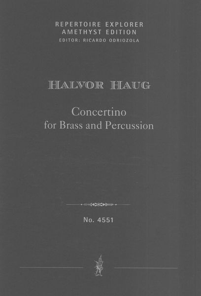 Concertino : For Brass and Percussion (1988).