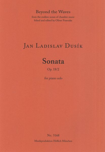 Sonata, Op. 18/2 : For Piano Solo.