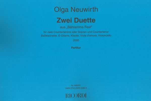 Zwei Duette Aus Bählamms Fest : Für Zwei Countertenöre Oder Sopran und Countertenor (2000).