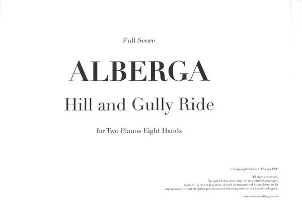 Hill and Gully Ride : For Two Pianos, Eight Hands (1990).