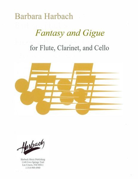 Fantasy and Gigue : For Flute, Clarinet and Cello [Download].