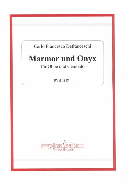 Marmor und Onyx : Für Oboe und Cembalo.