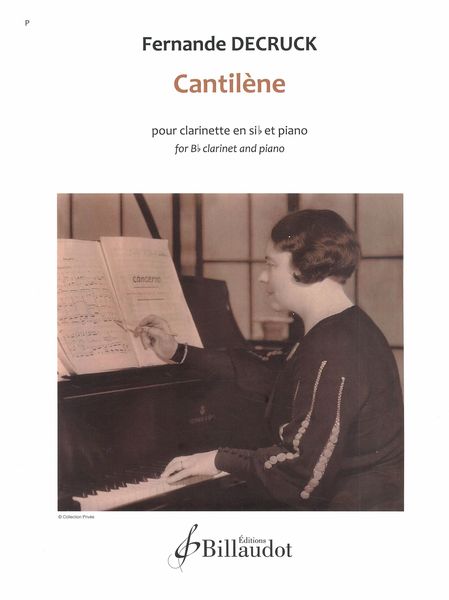 Cantilène : Pour Clarinette et Piano.