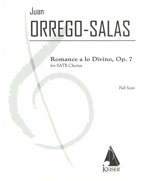 Romance A Lo Divino, Op. 7 : For SATB Chorus.