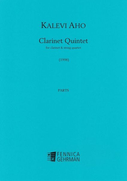 Clarinet Quintet : For Clarinet and String Quartet.