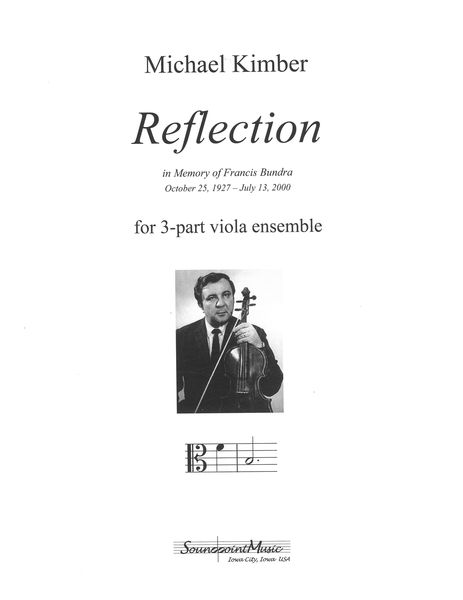 Reflection : For 3-Part Viola Ensemble.