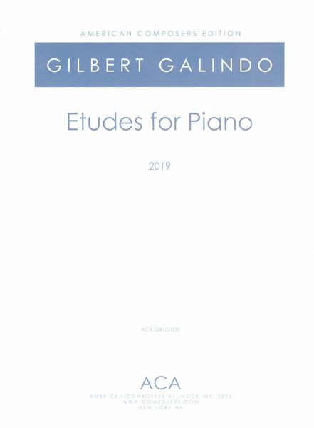 Etudes : For Piano (2019).