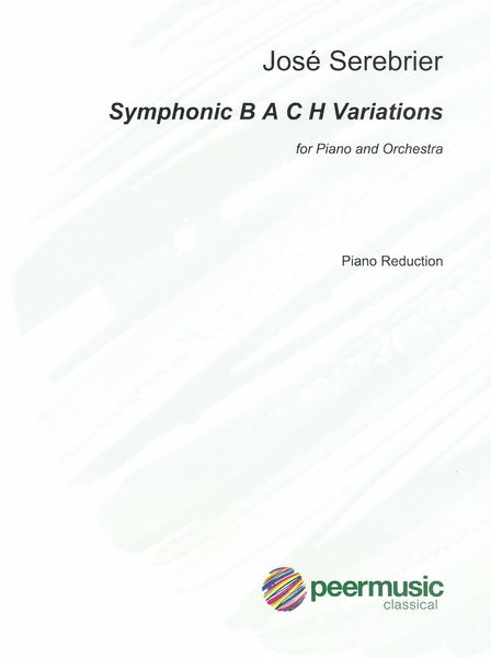 Symphonic B A C H Variations : For Piano and Orchestra (2017-2018) - reduction For 2 Pianos.