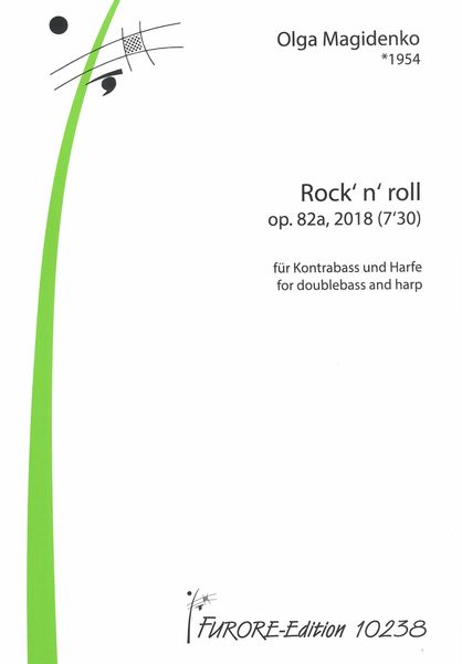 Rock 'N' Roll, Op. 82a : Für Kontrabass und Harfe (2018).