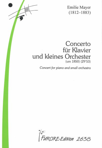 Concerto : Für Klavier und Kleines Orchester.