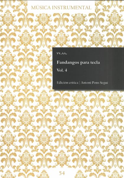 Fandangos Para Tecla, Vol. 4 / edited by Antoni Pons Seguí.