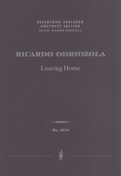 Leaving Home : For Piano, Violin and Cello (2004).
