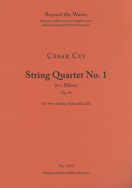 String Quartet No. 1 In C Minor, Op. 45.