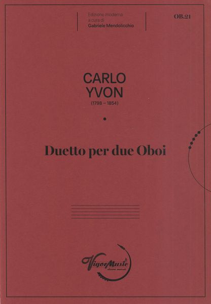 Duetto : Per Due Oboi / edited by Gabriele Mendolicchio.