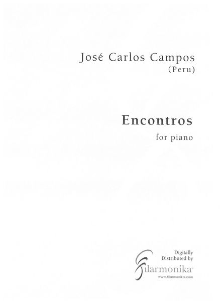 Encontros : For Piano (1982).
