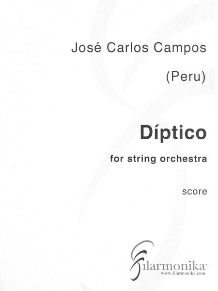 Díptico : For String Orchestra (1991).