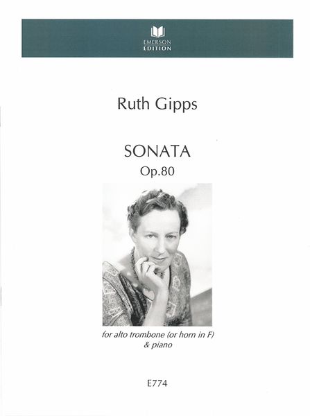 Sonata, Op. 80 : For Alto Trombone (Or Horn In F) and Piano.