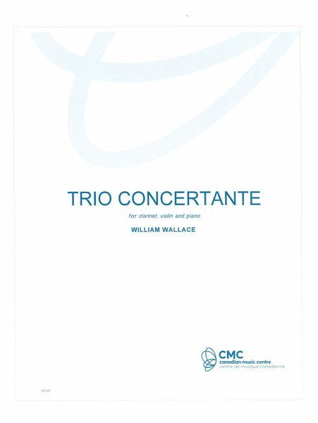 Trio Concertante : For Clarinet, Violin and Piano (1985).