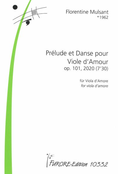 Prélude et Danse, Op. 101 : Pour Viole d'Amour (2020).