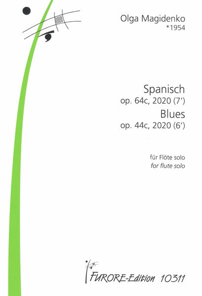 Spanisch, Op. 64c; Blues, Op. 44c : For Flute Solo (2020).